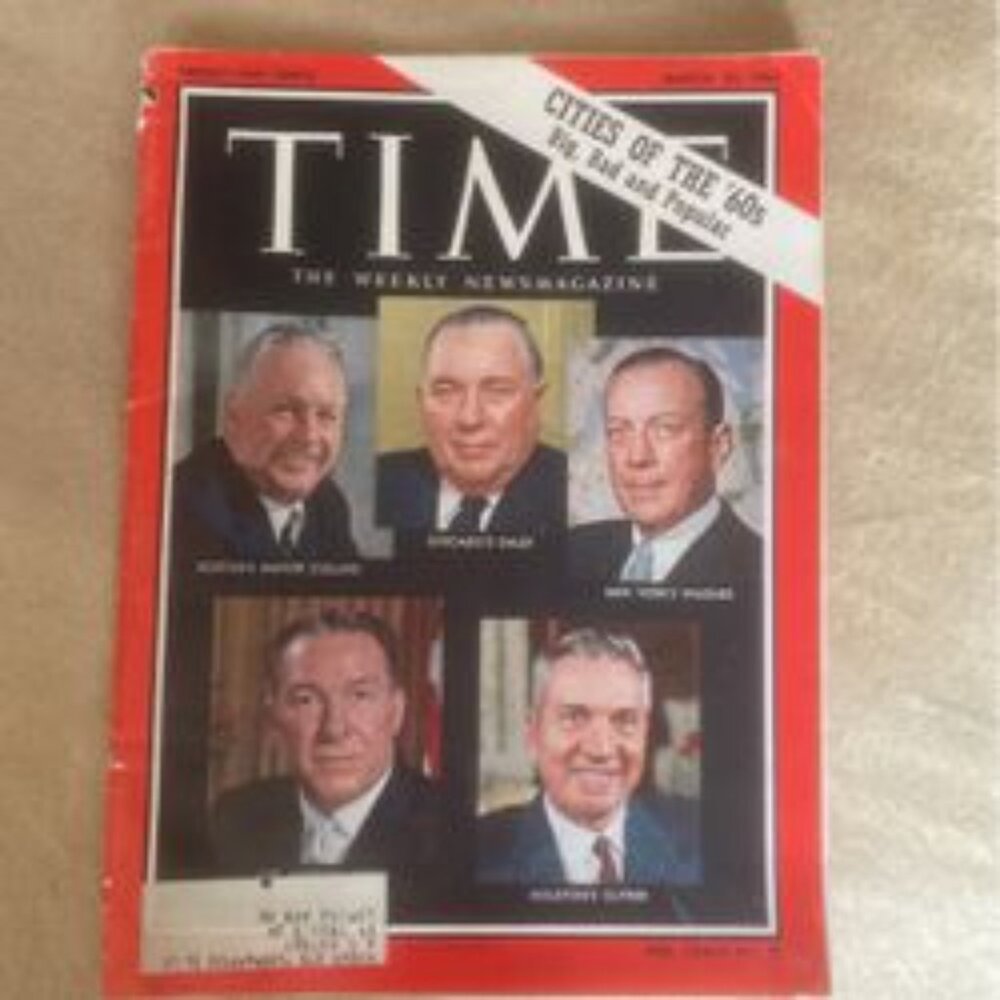 Vintage Time Magazine March 23 1962